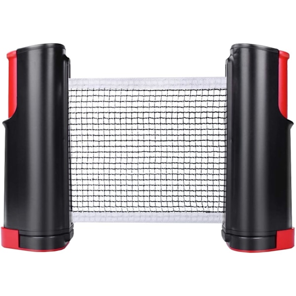 Retractable Ping Pong -verkko jalustalla, täydellinen ping pong -pöytään