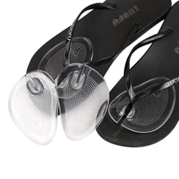 2 par gel-sula för tofflor och sandaler, sula
