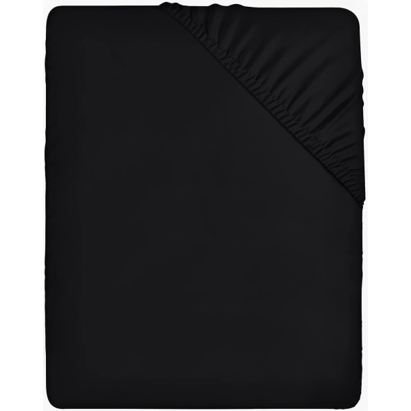 Cover svart, 160 x 200 cm - tjock madrass 35cm skuren - bru