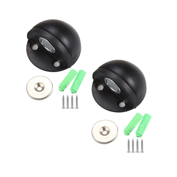 2-pack dörrstopp, magnetisk dörrstopp, dold modern golvmontering Ma