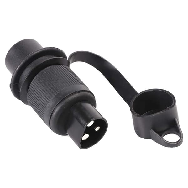 3-polet trailerstik og stik - Elektrisk stik til 12V tra