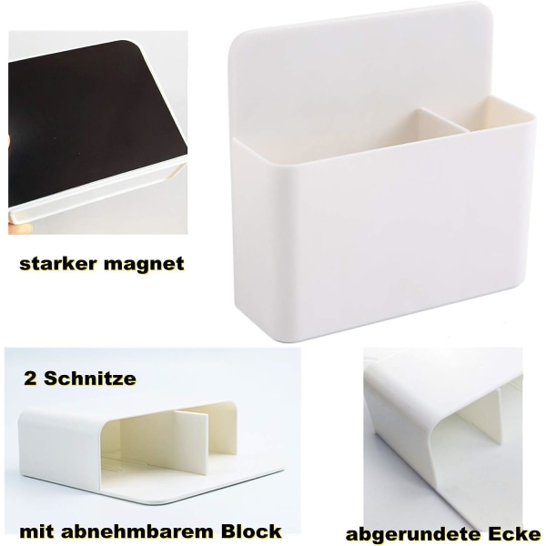 Magnetisk Whiteboard Marker Hållare Pennhållare 1 Whiteboard Eraser
