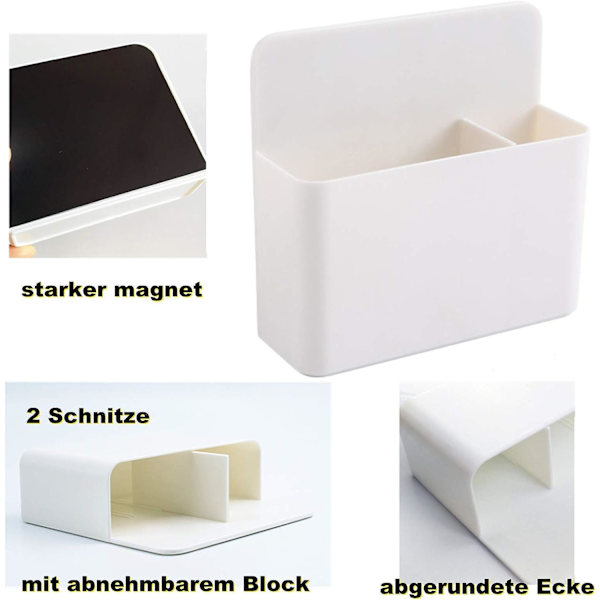 Magnetisk whiteboard-pennhållare pennhållare 1 whiteboard-suddgummi