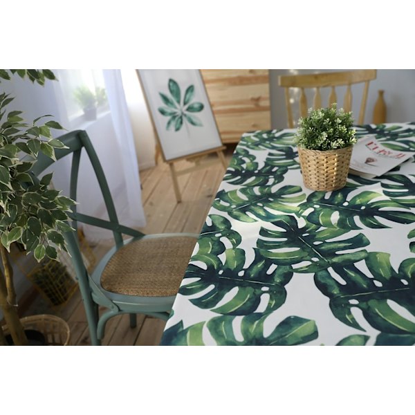 Drizzle Dugdug Planter Monstera Palme Grønt Blad Rektangulær Ta