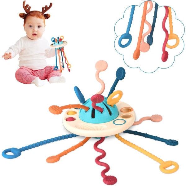 Montessorileksaker, barnleksak 1 år gammal sensorisk leksak för baby