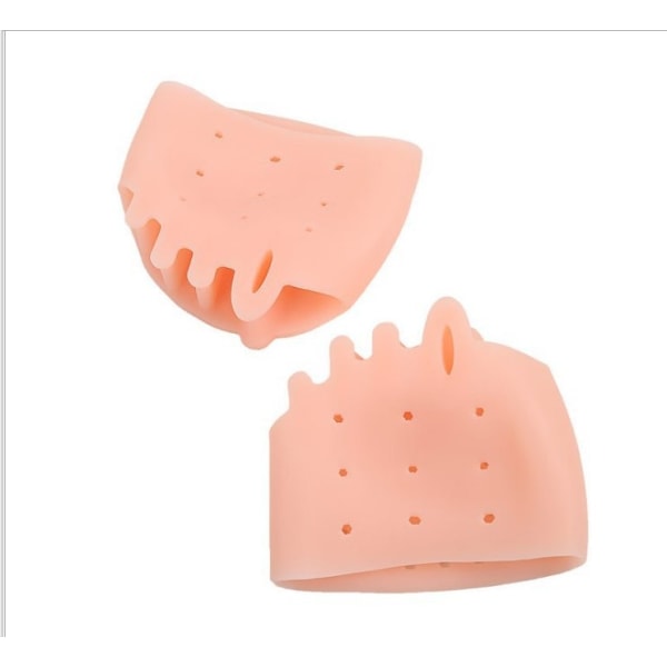 Hudfärg 1 set, framfot silikon pad tåseparation pad cushi