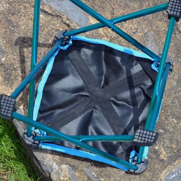 Stor Blå Udendørs Foldsammenligbar Skammel, Aluminium Legering Foldsammenligbar Camping