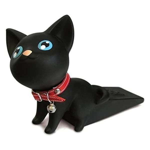 Grocery Cute Cat Door Stopper, Works on All Surfaces, Non Scratch