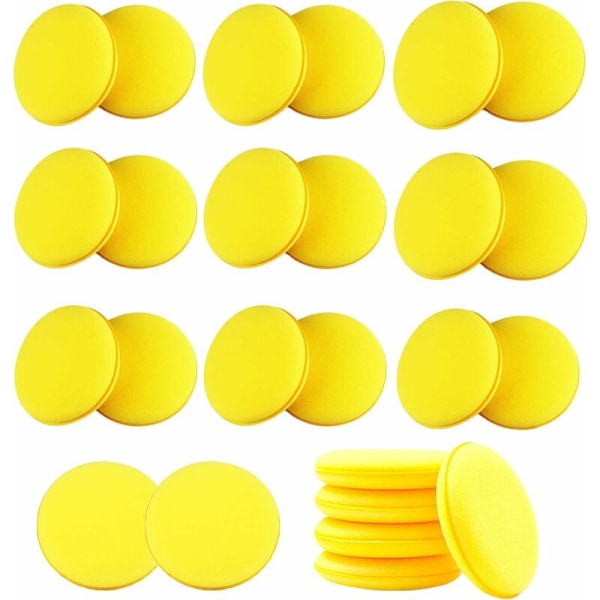 Bilskump Applikator Pads Skum Applikator Pad Polering Mikrofiber