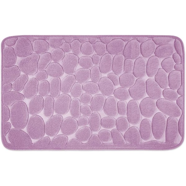 Liukumaton Memory Foam -kylpymatto - kylpymatto 50 x 80 cm - violetti