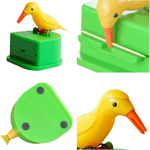 Kreativ tandpetare förvaringslåda automatisk rolig frukt och bambu Woo