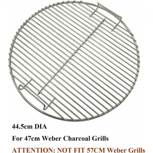 44,5 cm grill rund madlavningsrist 7432 reservedel kulbar