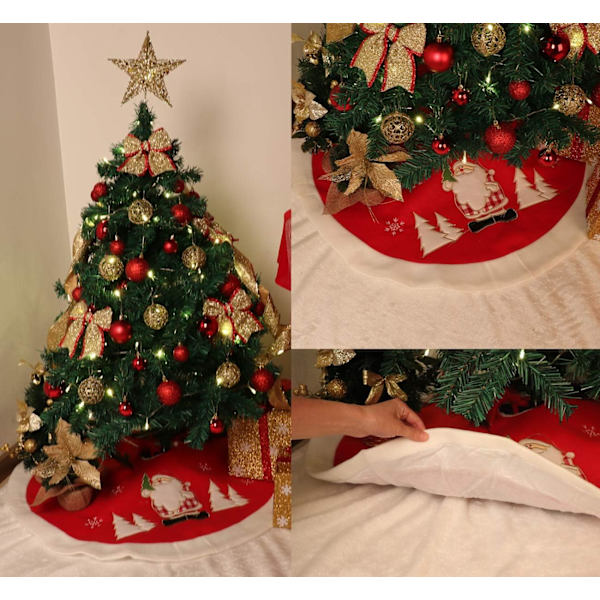 Rund julgransmatta julgransöverdrag julgransmatta