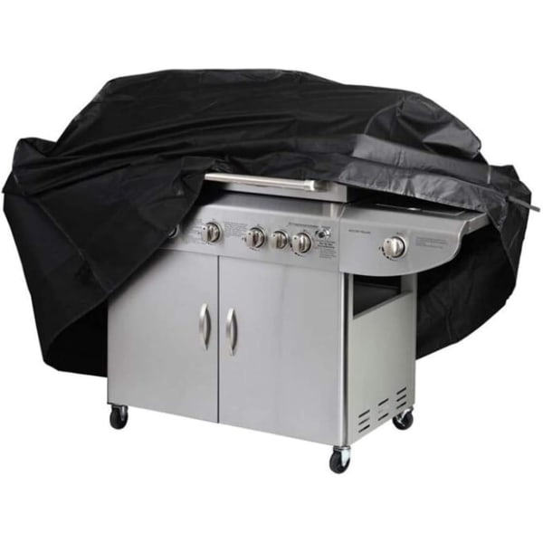 Waterproof Barbecue Cover 100 x 60 x 150 cm Black