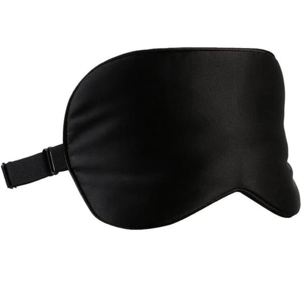 Sovende maske 100% silke Svart