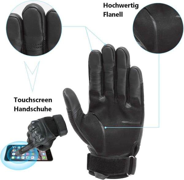 M-Tactical Handsker til Mænd - Touch Screen - Cykelhandsker - MTB G