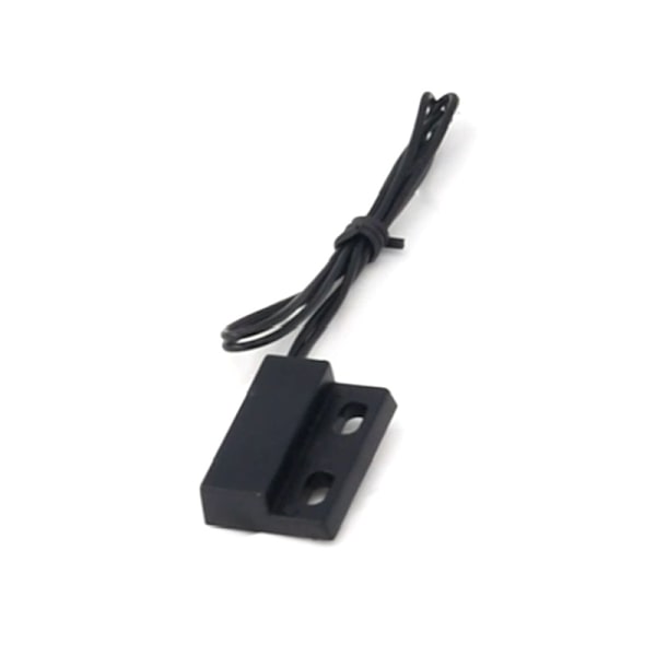 2 st magnetisk dörrsensor svart, dörr och fönster säkerhetsmagnetisk