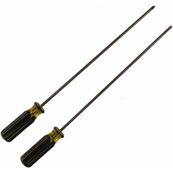 2 kpl 300 mm pitkä Phillips- ja litteäpäinen ruuvimeisseli