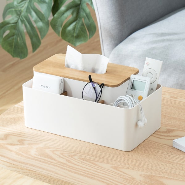 Tissue Box Organizer - valkoinen/luonnollinen