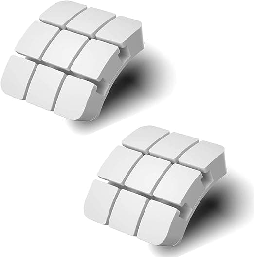 2-pack självhäftande silikonkabelhållare för laddningskabel, P