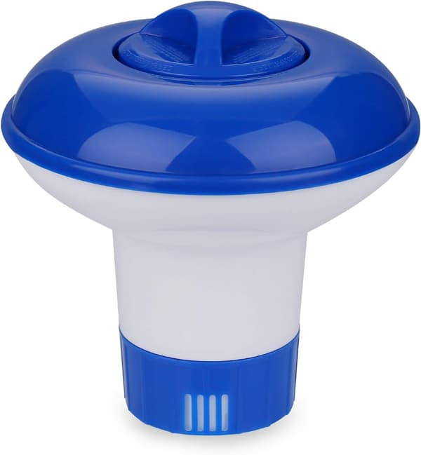 Flytande klordispenser för simbassäng, klordispenser