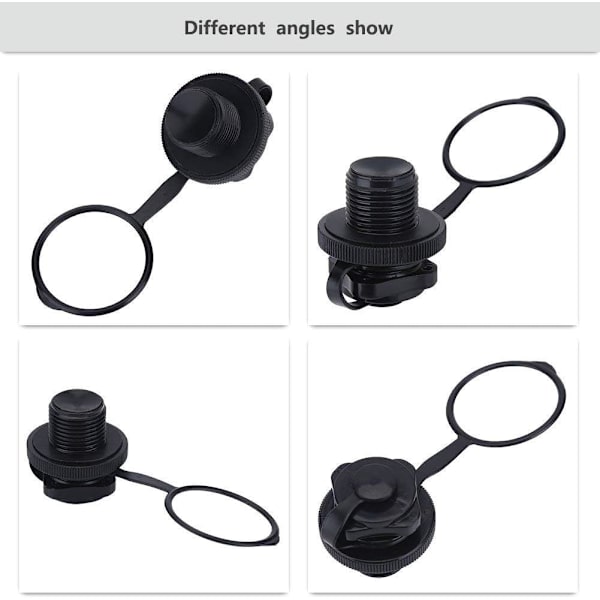 Xrten 2-pack luftventiler ventiladapterlock för kajakinf
