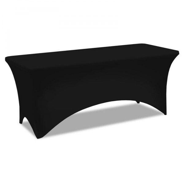 1 svart bordsduk för 180 CM fällbord