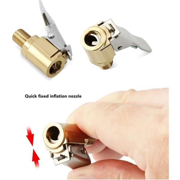 2 stk. Bilventil-adapter, 8 mm pumpemundstykke