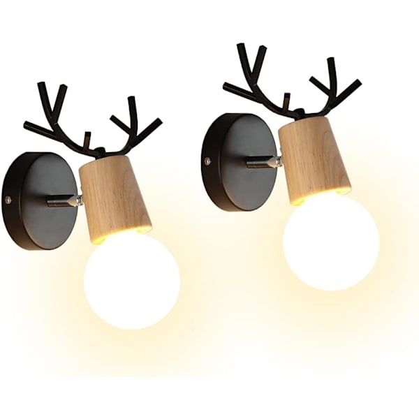 2 kpl Moderni Luova Design Hirven Pääseinävalaisin Sisätiloihin