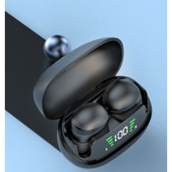 Mustat langattomat Bluetooth-kuulokkeet, Bluetooth 5.3 -kuulokkeet, I