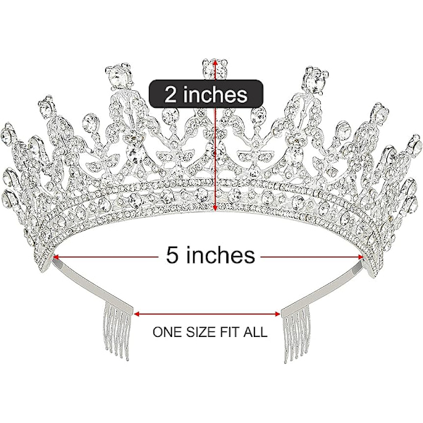 Kristallikruunu Tiara, Tiara Rhinestone-kammalla morsiusneitosivulle