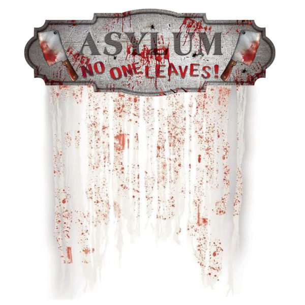 Halloween rekvisitter, kreativ gardin dekoration, tricky horror