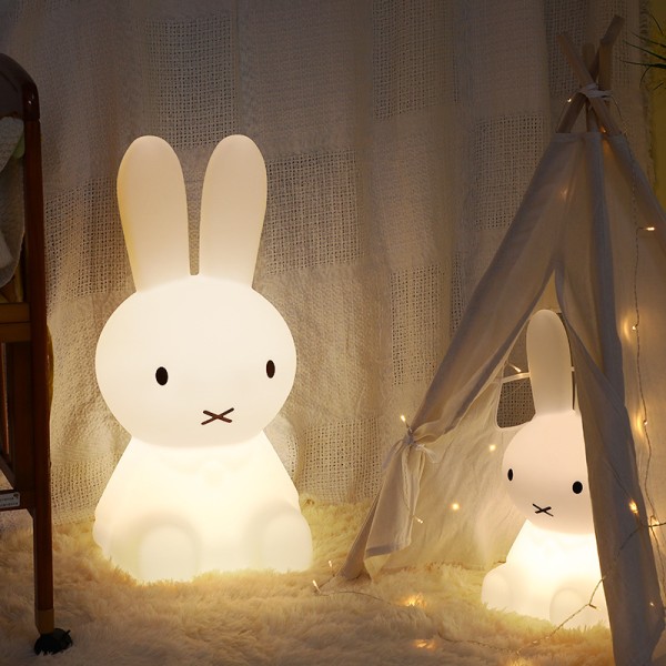 Suloinen LED-yövalo lasten valolelu kanin makuuhuoneen sisustus