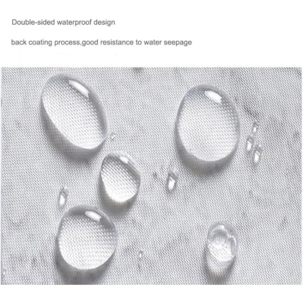 Duschdraperi (120 cm x 180 cm), duschdraperi i tyg, duschdraperi