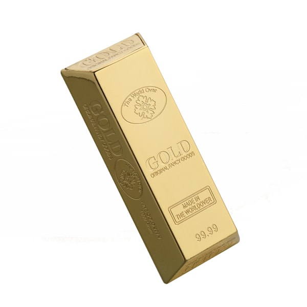 Mini askkopp i zinklegering / Fickaskkopp / Bärbar askkopp, Guld