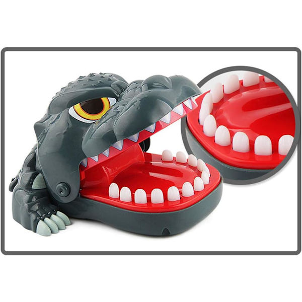 Dinosaur Tannlege Bite Finger Toy Morsomt Tricky Spill Bordspill Morsomt