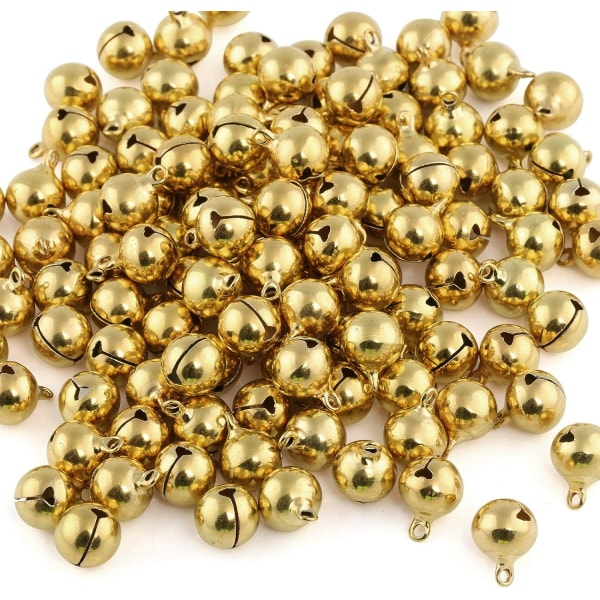 Party Dekorationer 120 PCS Små Bjällror 12mm Metall Bjällror Jin