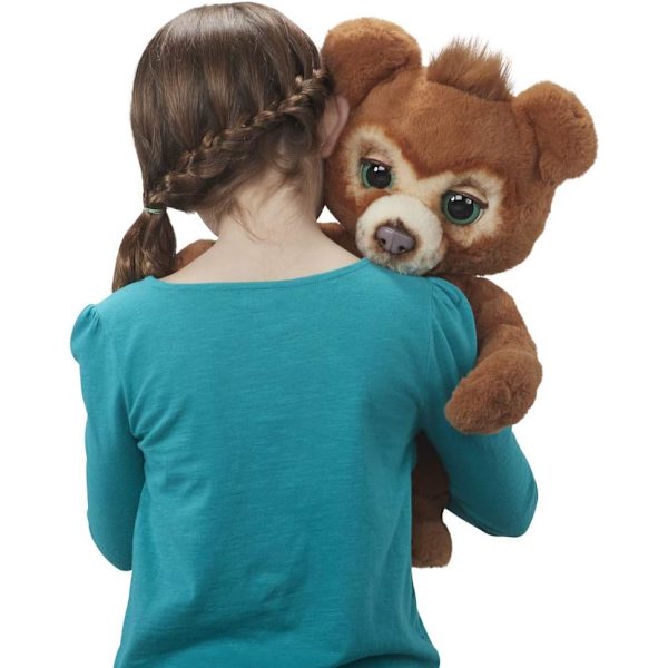 Interaktiv kosebamse Cubby, den nysgjerrige flerfargede bjørnen