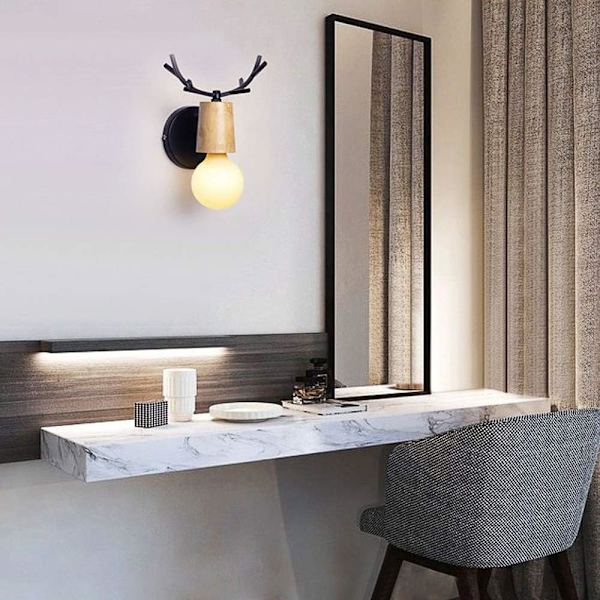 2 kpl Moderni Luova Design Hirven Pääseinävalaisin Sisätiloihin
