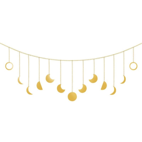 Månefas Garland, 13 PCS Månefas Garland Väggdekor, Bohemia