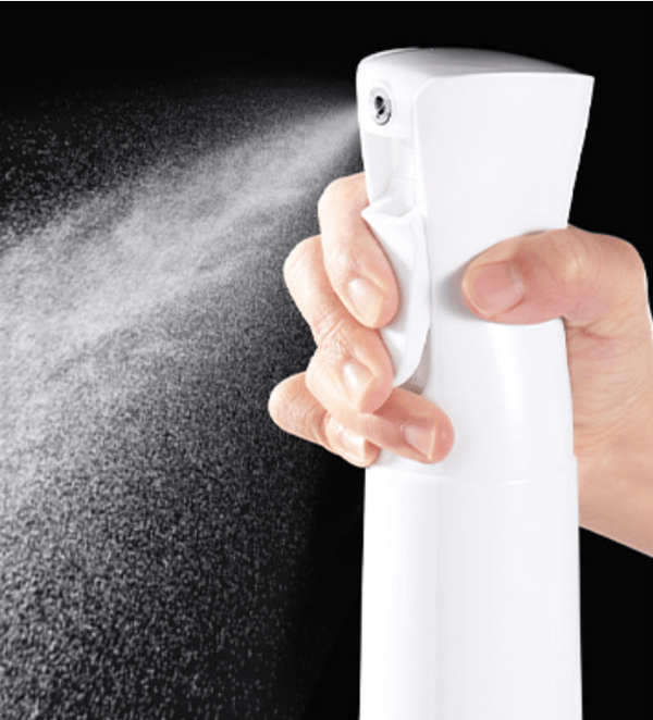 3-pack vita tomma sprayflaskor, plast, högtrycks konstant spray