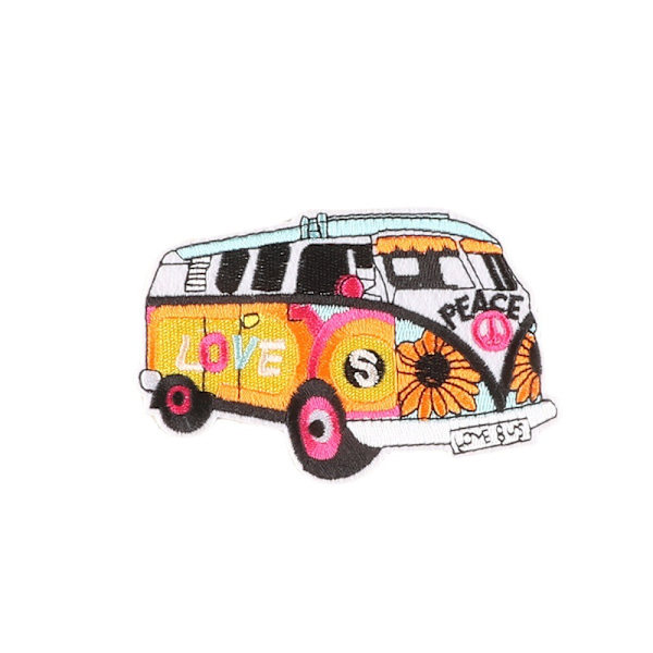 Hippie Bus Bully Love Peace -auto - Silityslappu