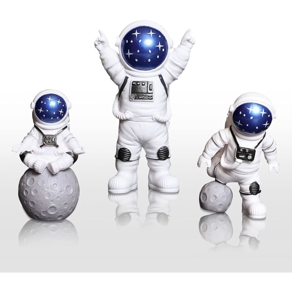 Moderne astronautdekor miniatyrmodell, Astronaut Spaceman-statue