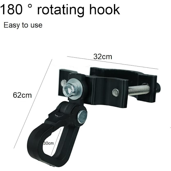 Scooter Gadget Bag Claw Hook för Xiaomi Elektrisk Scooter Accessor