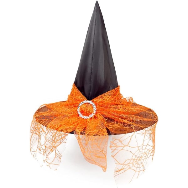 Halloween Heksehatte,Heksepandebånd 2 Stk Wicked Witch Hat til