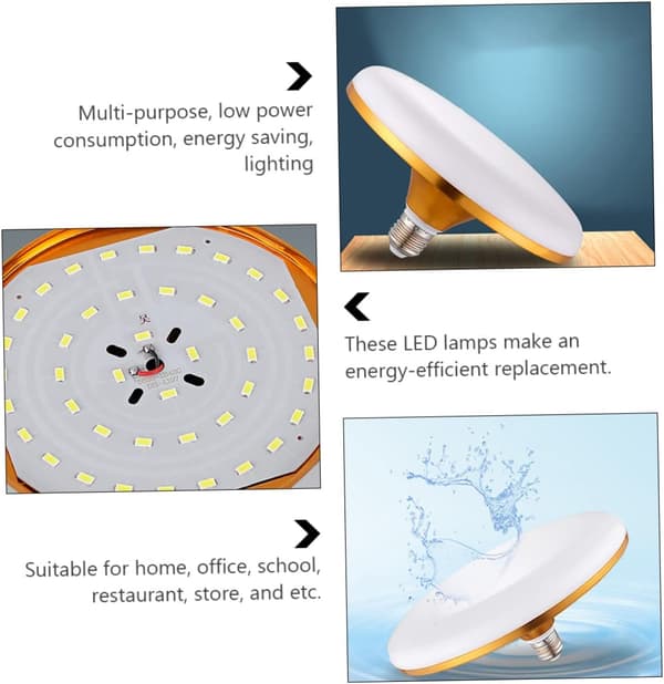 Energisparende LED-lampe for hjemmebelysning