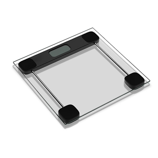 Vægt til badeværelse husholdning transparent hærdet glas vægt