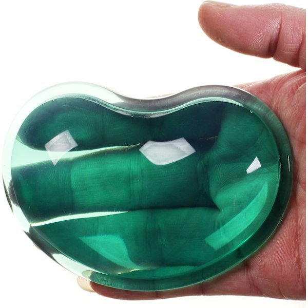 Blød håndledsstøtte, gelkrystaller, hjerteformet, ergonomisk krystal