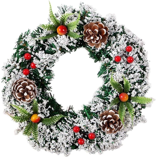 Håndlaget julekrans, kunstig dør julekrans, Arti
