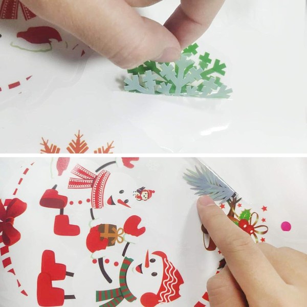 Jul fönsterdekaler, jul fönsterdekaler, DIY jul